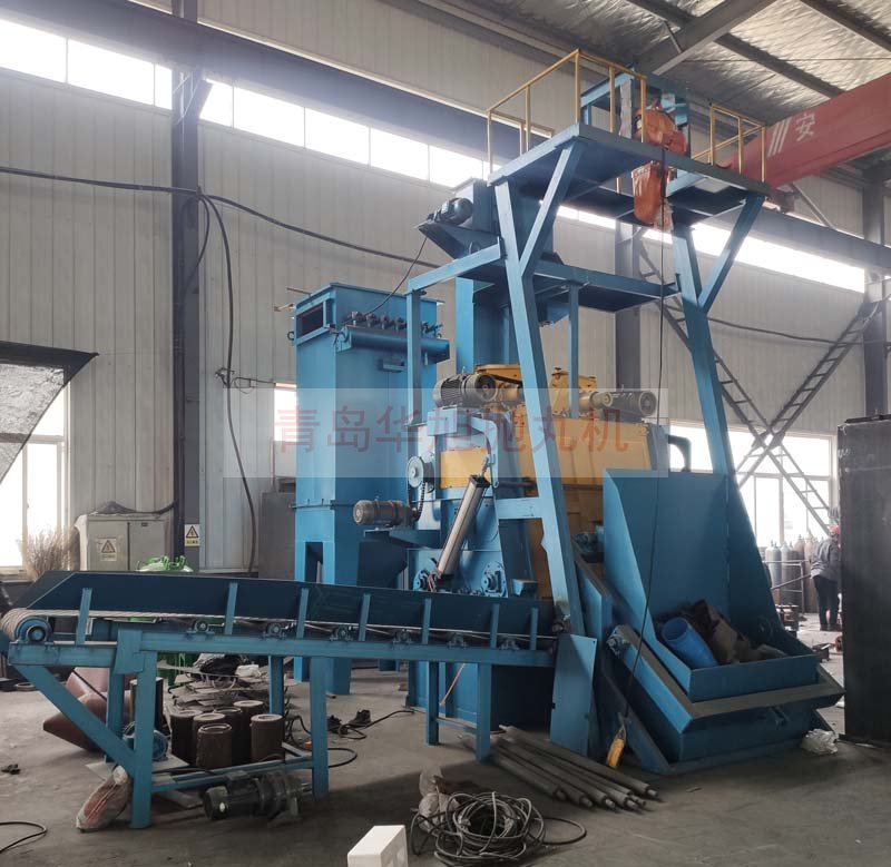 Q3220履帶式拋丸機試機完畢